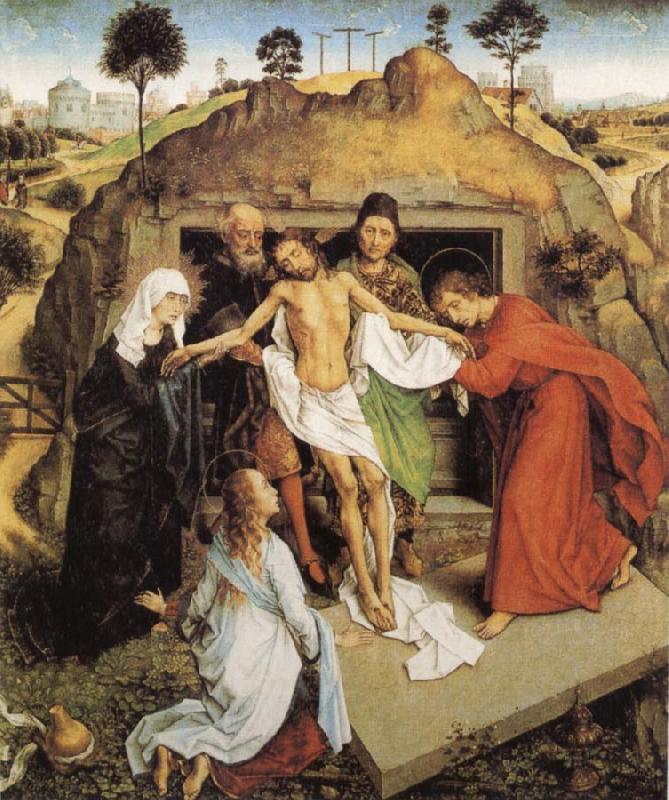 Roger Van Der Weyden Entombment oil painting image